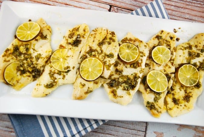 Cilantro Lime Baked Sole