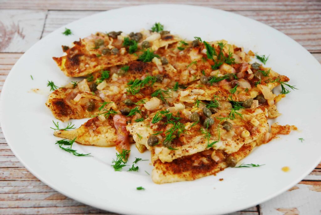 mediterranean baked tilapia