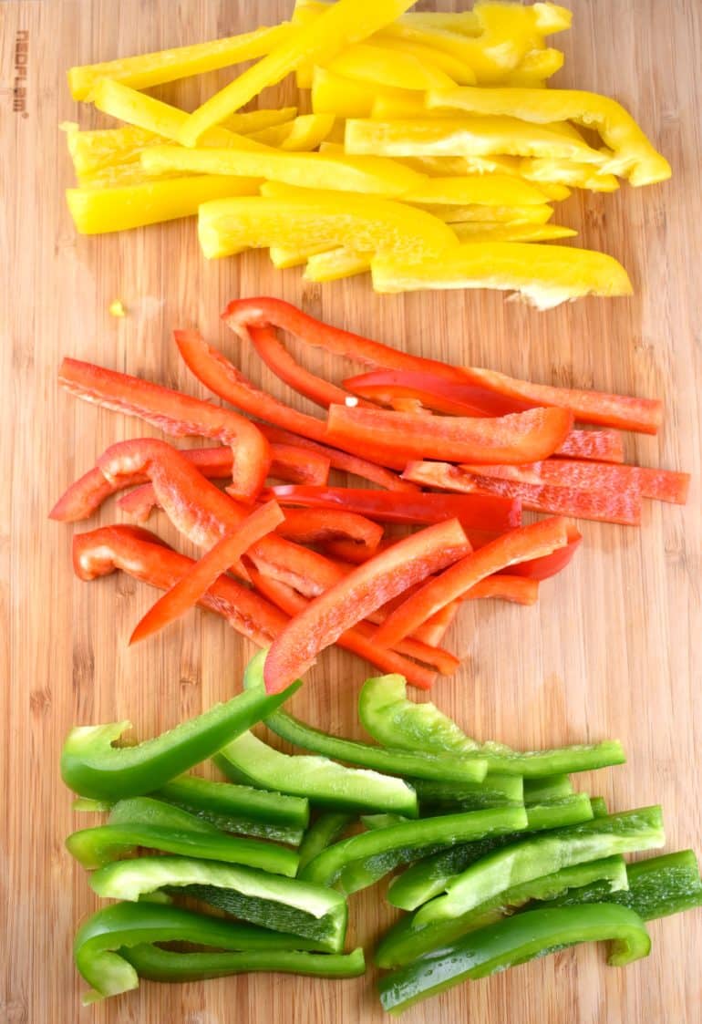 Sliced Bell Peppers