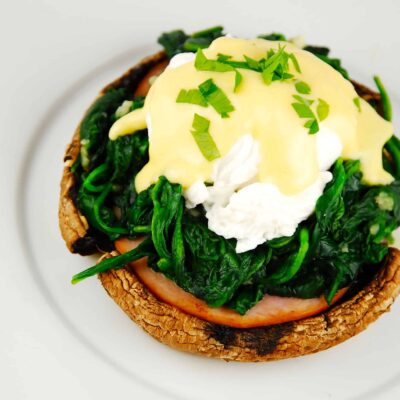 portobello eggs benedict