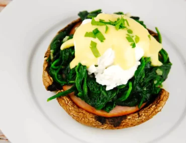 portobello eggs benedict