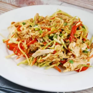 chicken and broccoli slaw salad