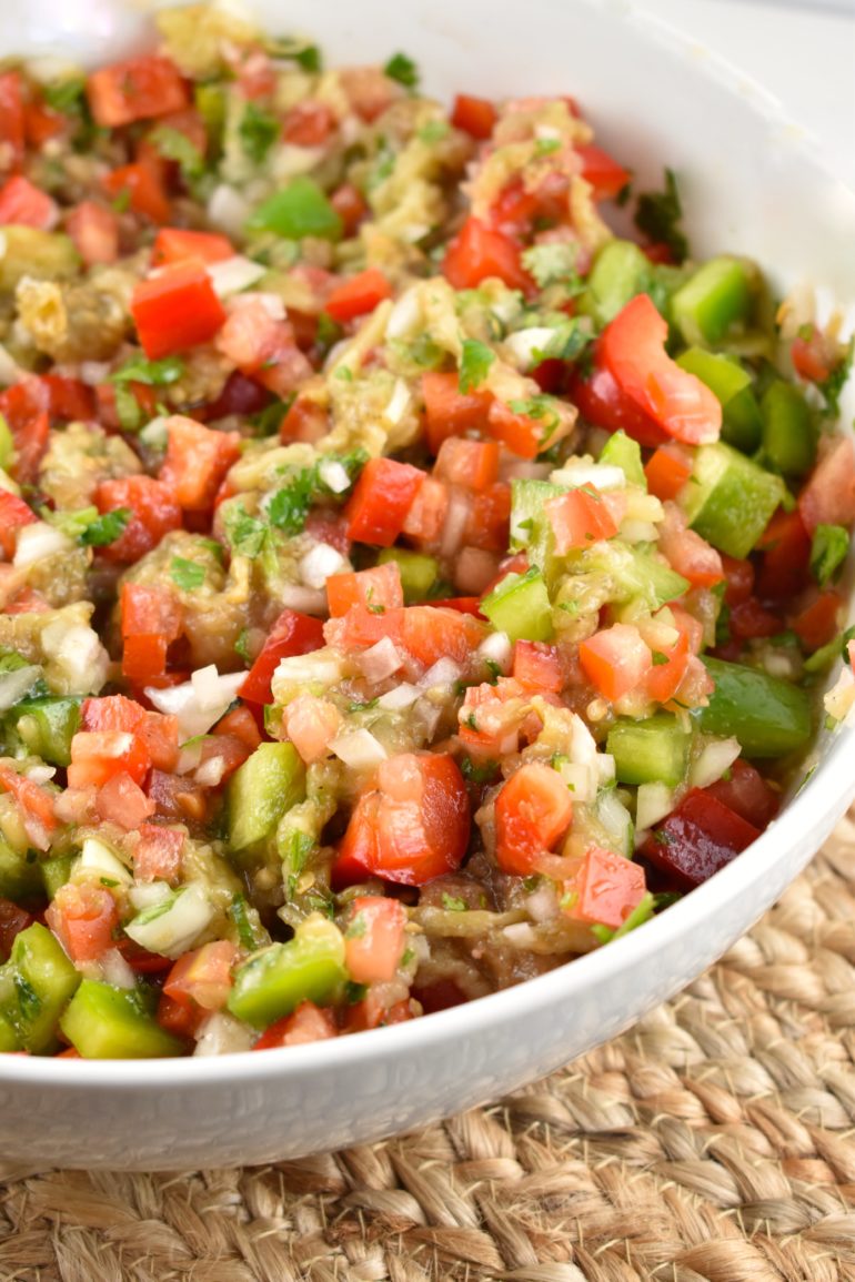 Roasted Eggplant Salad 