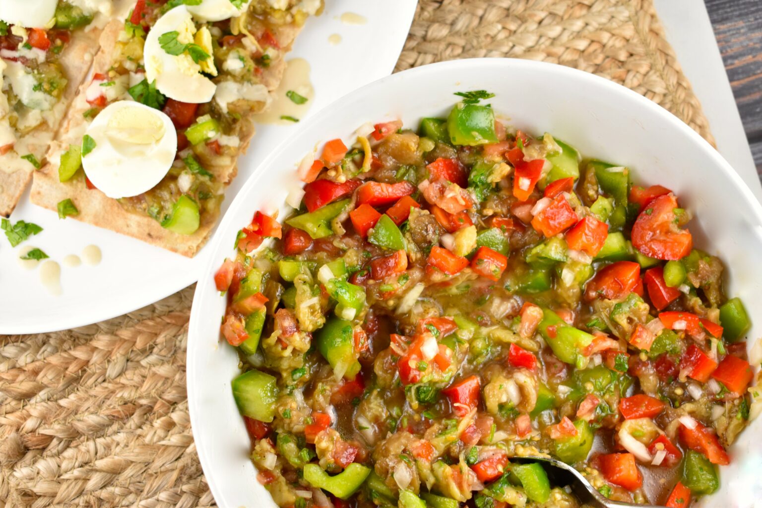 Roasted Eggplant Salad Recipe LaaLoosh