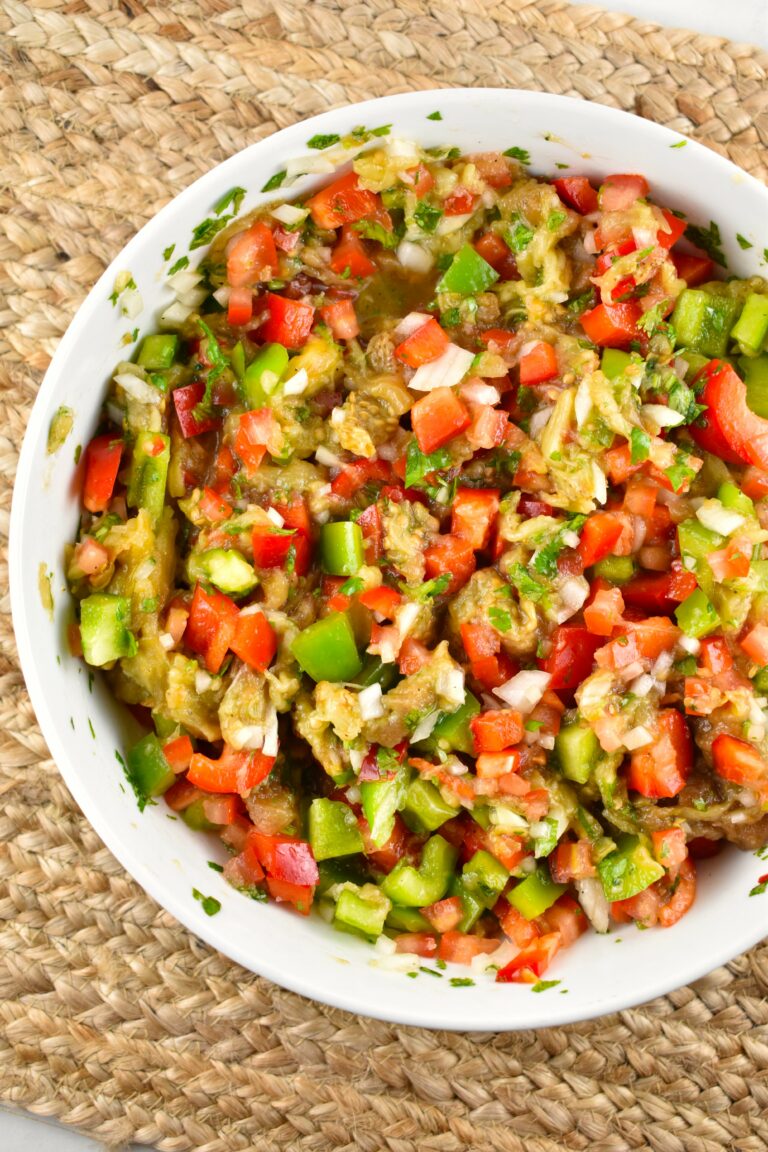 Roasted Eggplant Salad Recipe LaaLoosh