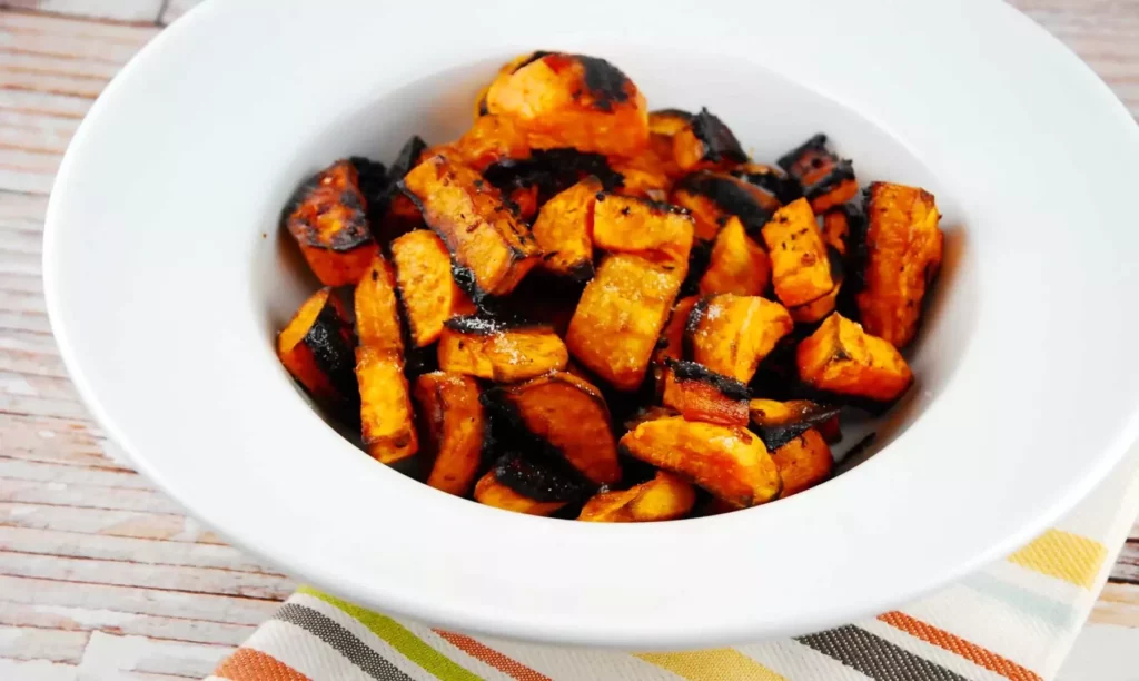 balsamic roasted sweet potatoes