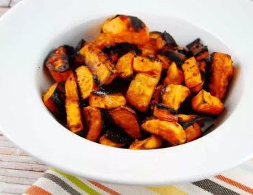 balsamic roasted sweet potatoes