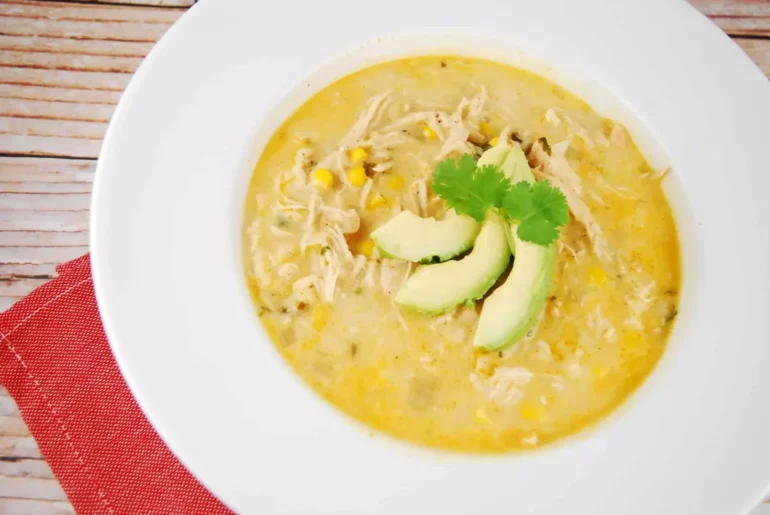 Leftover Thanksgiving Turkey White Chili Recipe | LaaLoosh