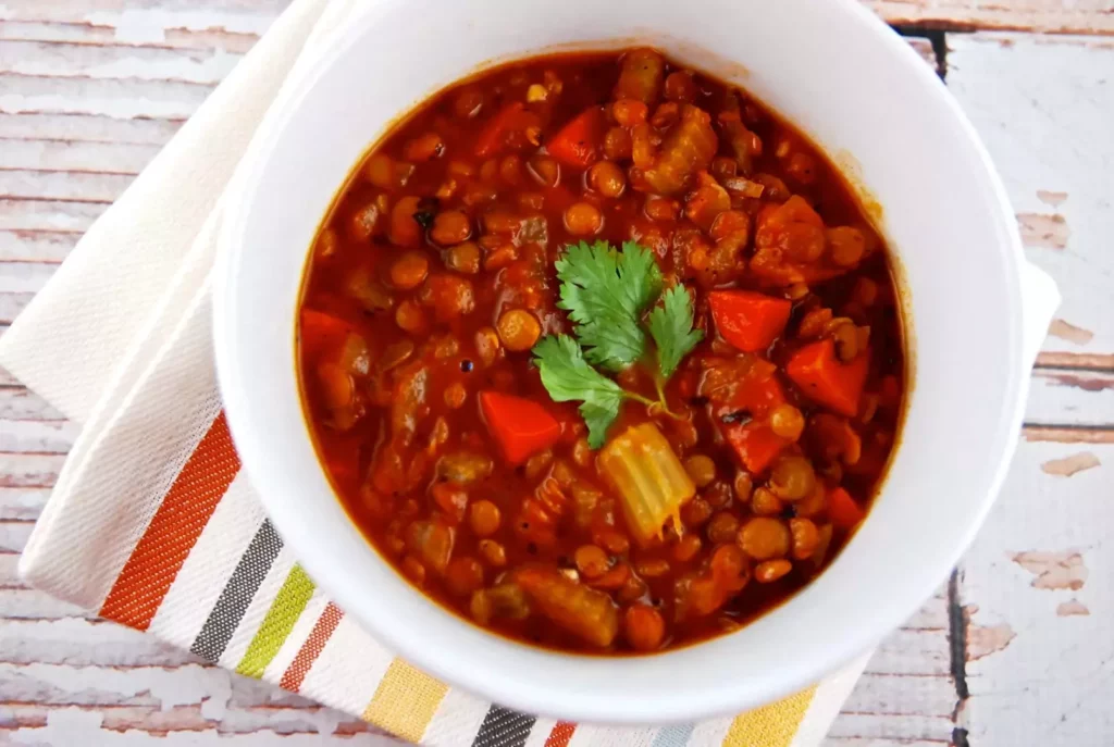 winter lentil soup