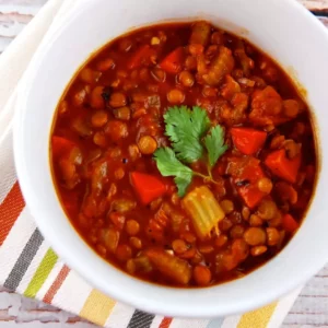 winter lentil soup