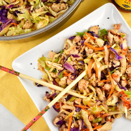 Crack Slaw Recipe - A Healthy Low Calorie Stir Fry | LaaLoosh