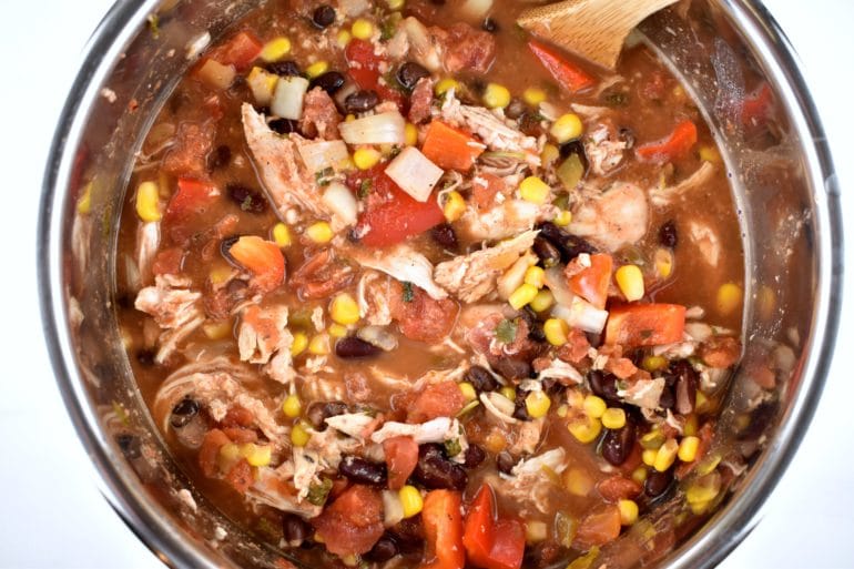 Crock Pot Chicken Taco Chili 