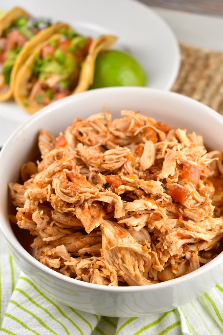 Slow Cooker Shredded Chicken 