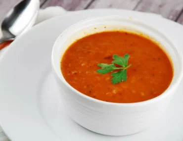 roasted red pepper tomato soup