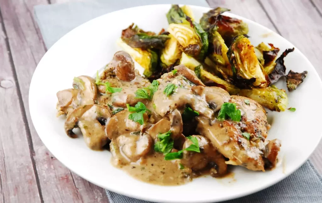 italian herbed chicken mushroom wine sauce