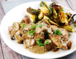 italian herbed chicken mushroom wine sauce