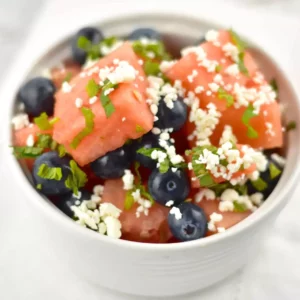 watermelon blueberry salad