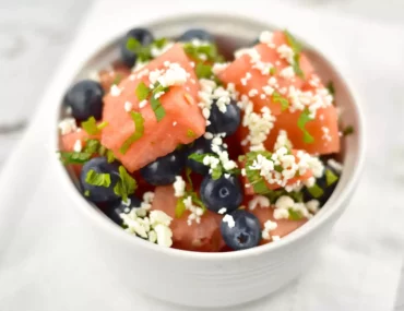 watermelon blueberry salad