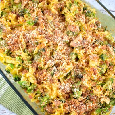 chicken and broccoli noodle casserole