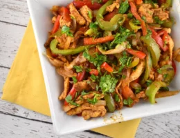 chicken fajita skillet