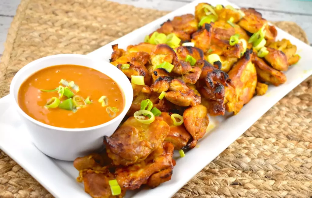 lazy satay chicken