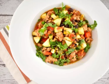 mexican beef and zucchini skillet