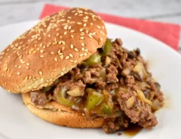 philly cheesesteak sloppy joe