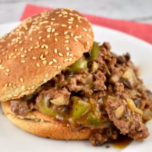 philly cheesesteak sloppy joe