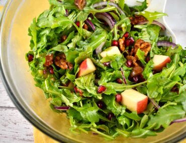 pomegranate apple date salad