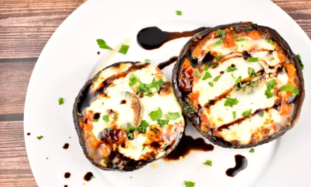 caprese stuffed portobello 2