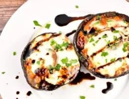 caprese stuffed portobello 2