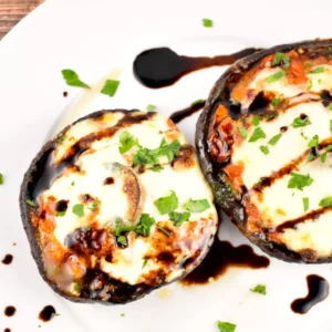 caprese stuffed portobello 2