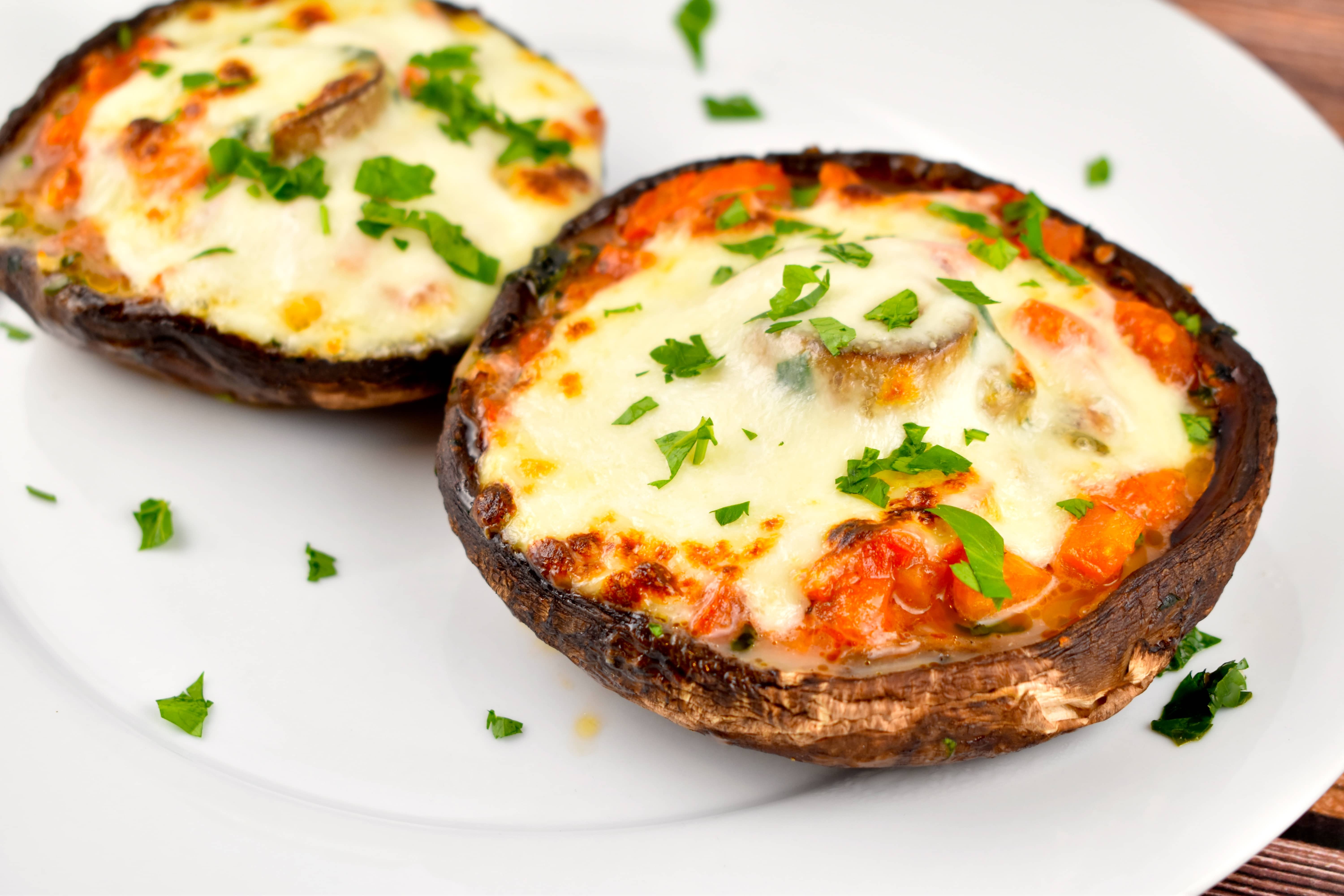 Caprese Stuffed Portobellos