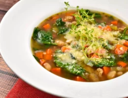 tuscan style white bean and sausage soup