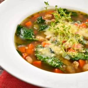 tuscan style white bean and sausage soup