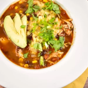 Instant Pot Chicken Enchilada Soup