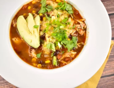 Instant Pot Chicken Enchilada Soup