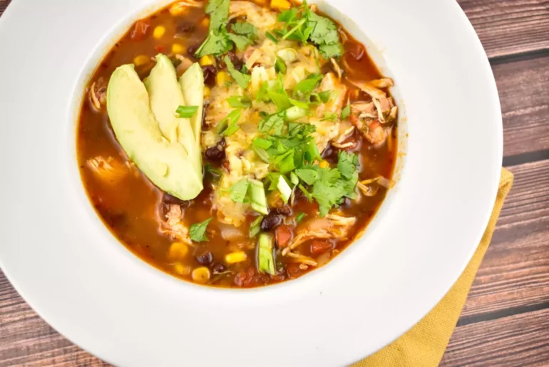 Instant Pot Chicken Enchilada Soup