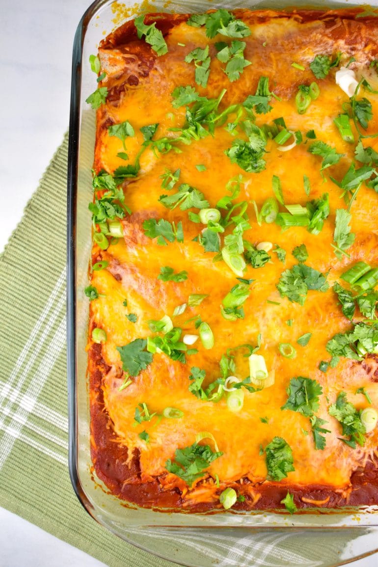 Chicken and Black Bean Enchiladas