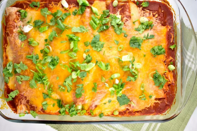 Chicken and Black Bean Enchiladas