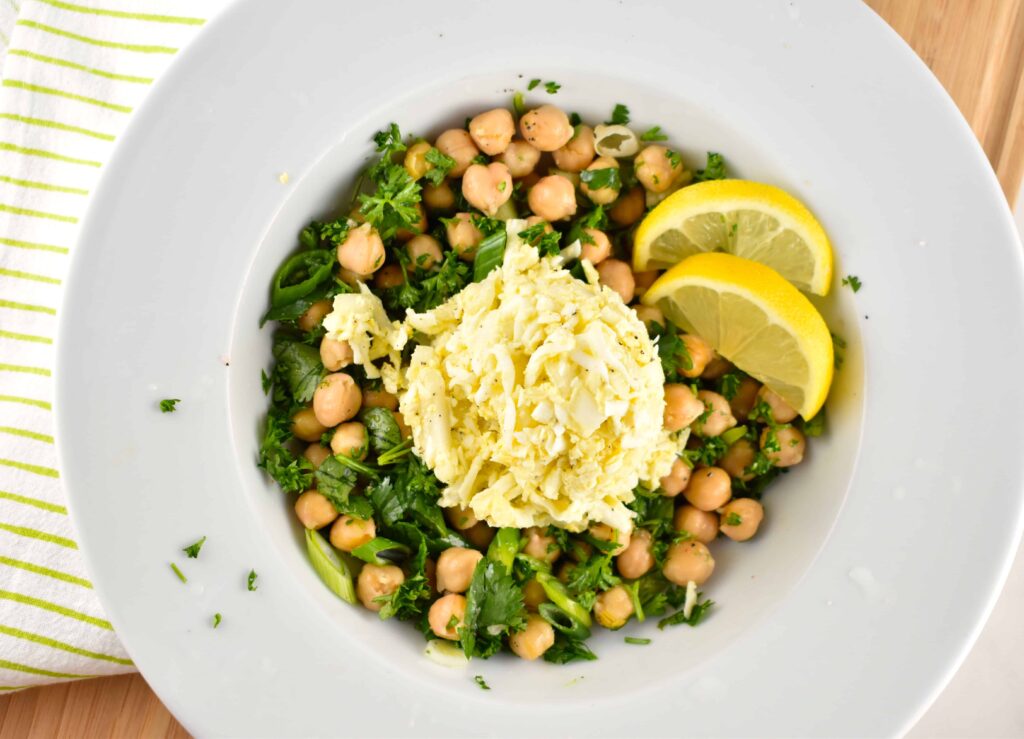 Spiced Chickpeas and Greens Frittata Recipe