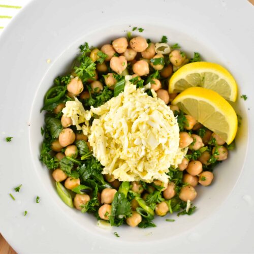 Egg And Chickpea Salad Recipe LaaLoosh
