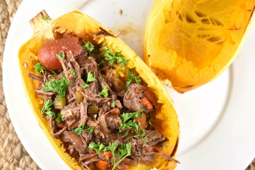 Instant Pot Beef Ragu with Spaghetti Squash