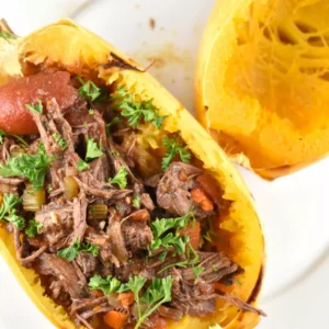 Instant Pot Beef Ragu with Spaghetti Squash