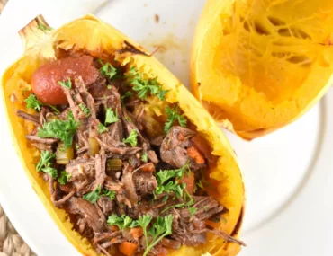 Instant Pot Beef Ragu with Spaghetti Squash