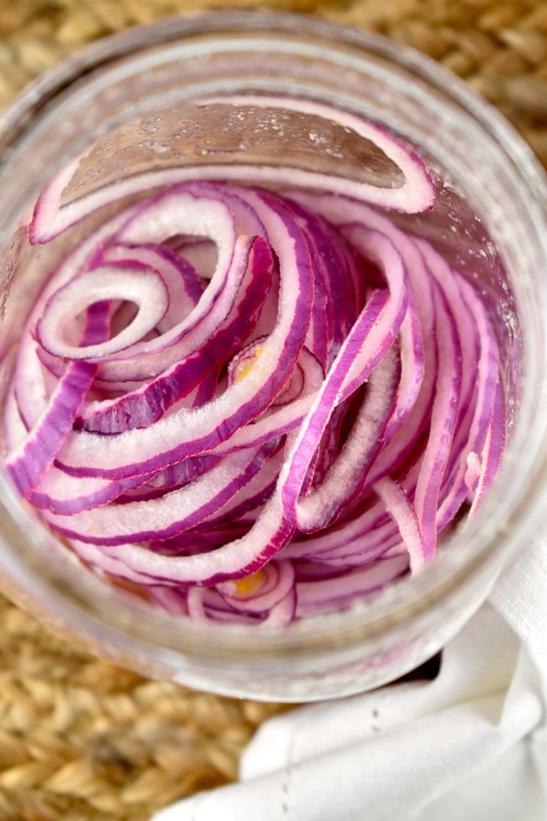 Pickled Onions in Glass Jar 