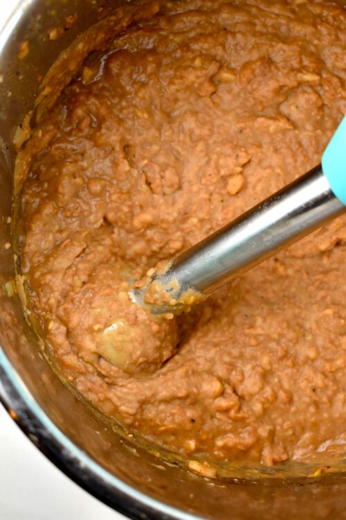 Instant Pot Refried Beans Recipe LaaLoosh