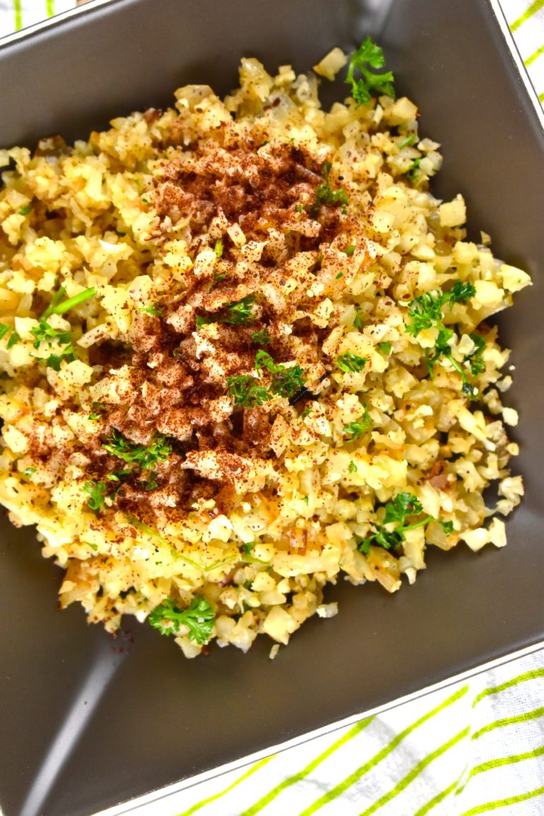 Cauliflower Rice with Sumac 