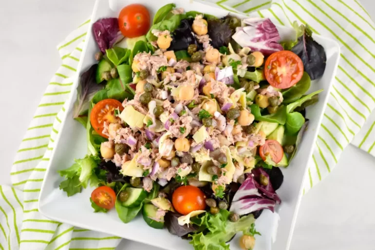 Tuna Garbanzo Bean Salad