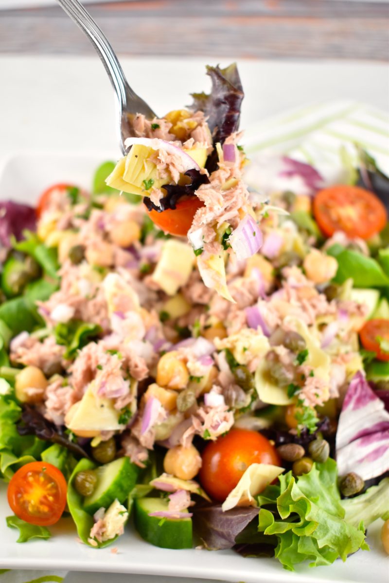 Tuna And Garbanzo Bean Salad Recipe LaaLoosh